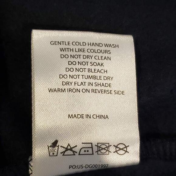 White Fox 11th Street She's So Lucky Oversized Hoodie M/L Leopard Splice New - Picture 5 of 10